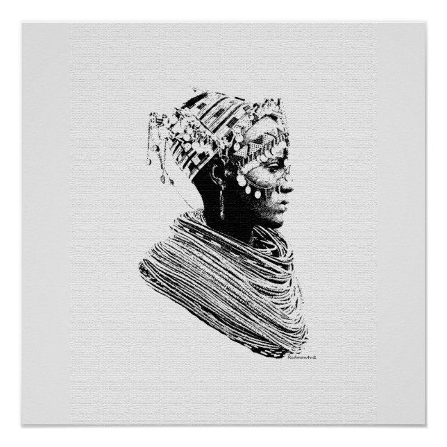 Póster Boda tribal (Anverso)