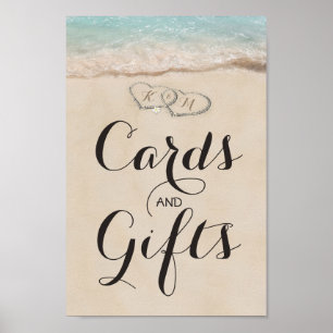 Póster Boda Tropical Beach Gifts & Cards