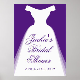 Póster Boda Vestido Bridal Shower