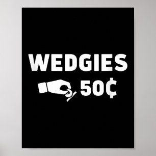 Póster Bodas 50 centavos Funny Insertar diseño de monedas