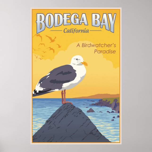 Póster Bodega Bay California (Frente)