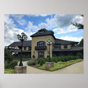 Póster Bodega Chateau Morrisette, Floyd, Virginia