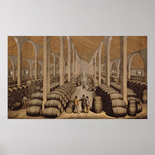 Póster Bodega en Jerez de la Frontera