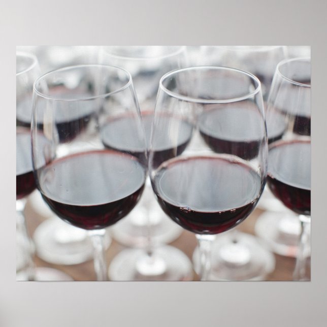 Póster Bodega Marques de Riscal, degustación de vinos (Frente)