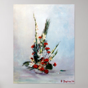 Póster Bodegón de flores/Still life of flowers