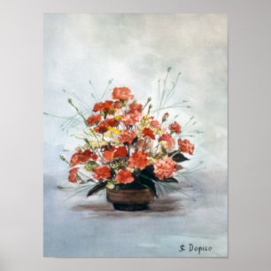 Póster Bodegón de flores/Still life of flowers