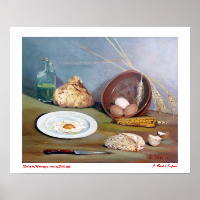 Póster Bodegón/Natureza morta/Still life (Frente)