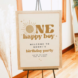 Póster BODHI Un niño feliz primer viaje alrededor del cum