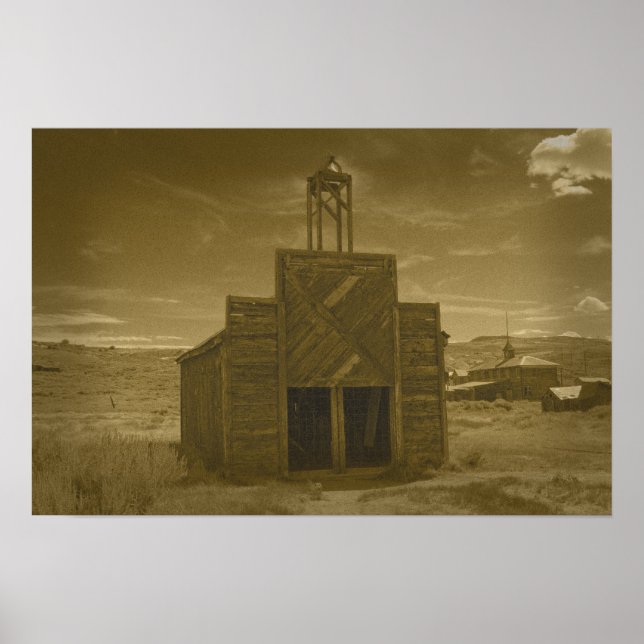 Póster Bodie Firehouse Sepia Poster (Frente)