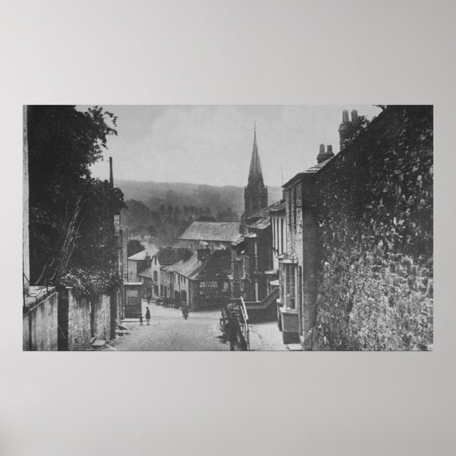 Póster Bodmin Hill, Lostwithiel, Cornwall (Frente)