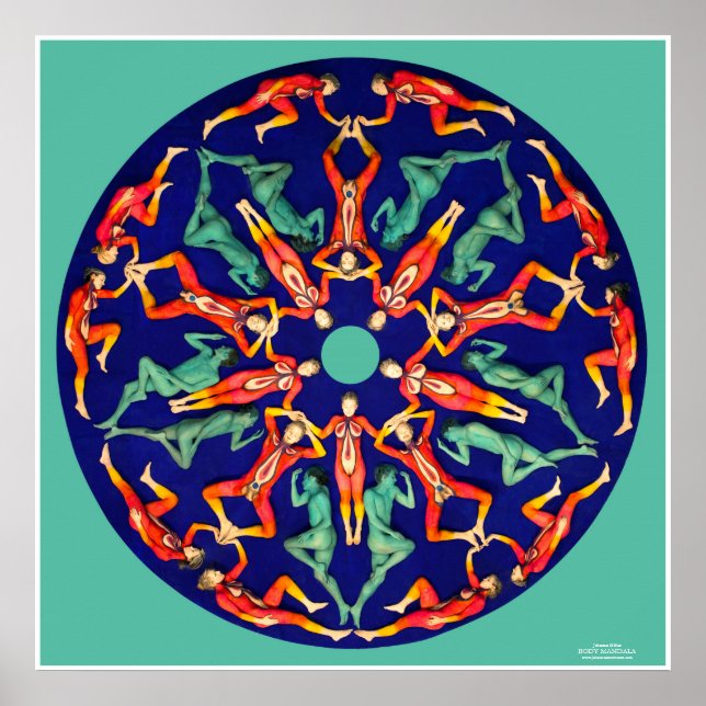 Póster Body Mandala by Johannes Stötter (Frente)
