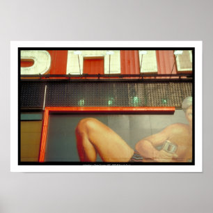 Póster Bodybuilding Fitness Publicidad Time Square NYC P