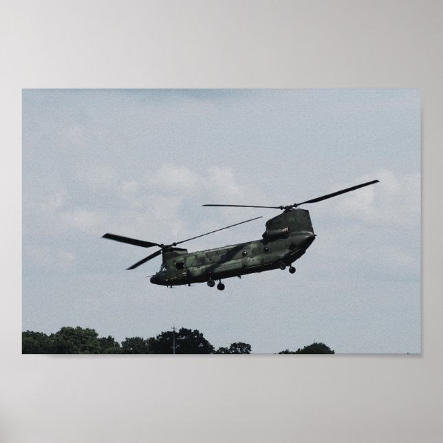 Póster Boeing CH47 Chinook (Frente)