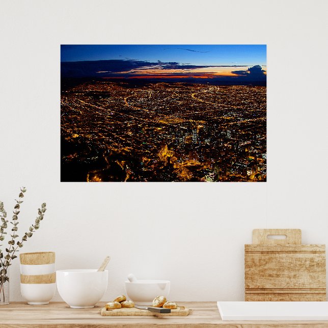 Póster Bogotá Colombia Viaje (Cocina)