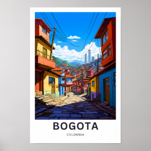Póster Bogota Colombia Viaje Imprimir