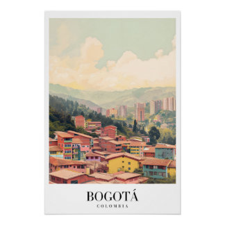 Poster Bogota Vintage Voyage