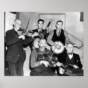 Póster Bogtrotters Band, 1937