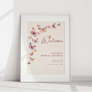 Póster Bohemia Mariposa Poster de Bienvenida