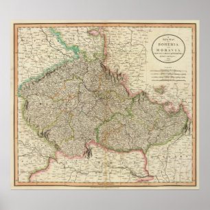 Póster Bohemia, Moravia