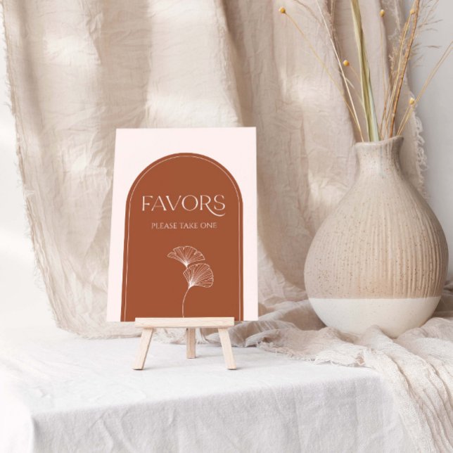 Póster Boho Arch Minimalist Baby Shower Favors  (Subido por el creador)