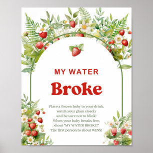 Póster Boho Arch Wild Strawberry My Water Broke game