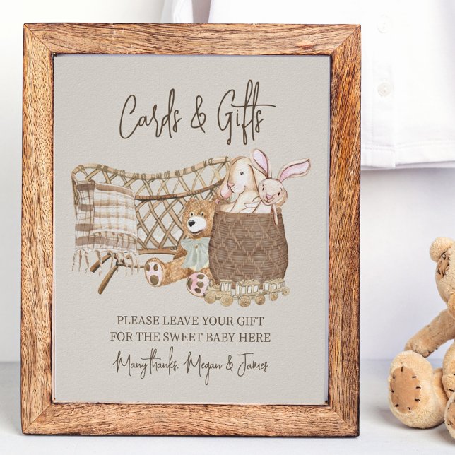 Póster Boho Baby Shower Cards and Gifts Nursery Theme (Subido por el creador)