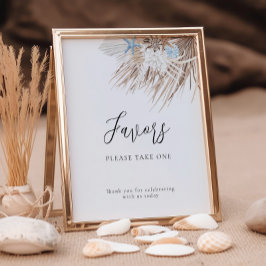 Póster Boho Beach Favors