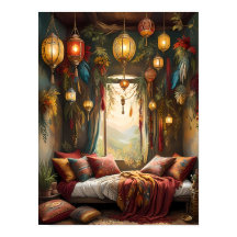 Boho Bliss - Dormitorio bohemio estético