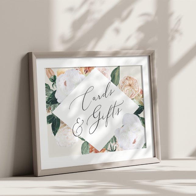 Póster Boho Blooms Bodas y Rótulo de regalos (Subido por el creador)
