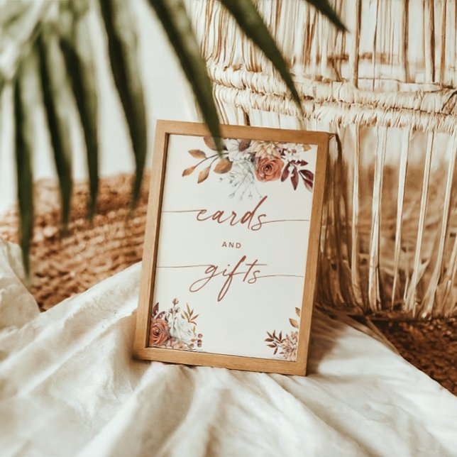 Póster Boho Bridal Shower Terracotta Poster (Subido por el creador)