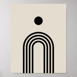 Póster Boho Celestial Sun