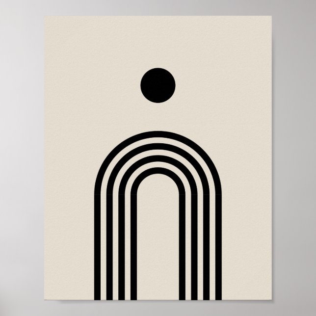 Póster Boho Celestial Sun (Frente)