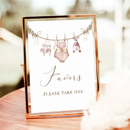 Póster Boho Chica Baby Clothes Baby Shower favorece el Ró