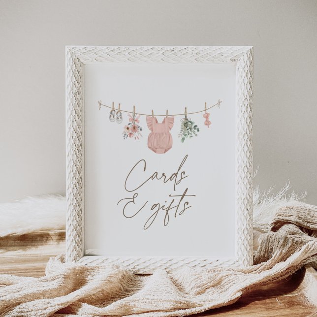 Póster Boho Chica Baby Ropa Tarjetas Baby Shower y Regalo (Subido por el creador)