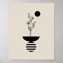 Póster Boho Elegant Flower