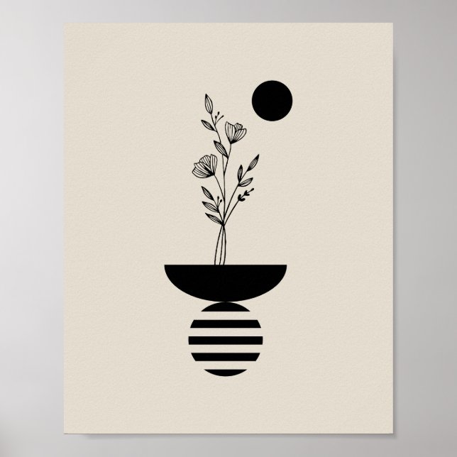 Póster Boho Elegant Flower (Frente)