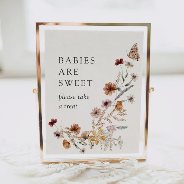 Póster Boho Fall Los bebés de flores silvestres son un Ró (Subido por el creador)