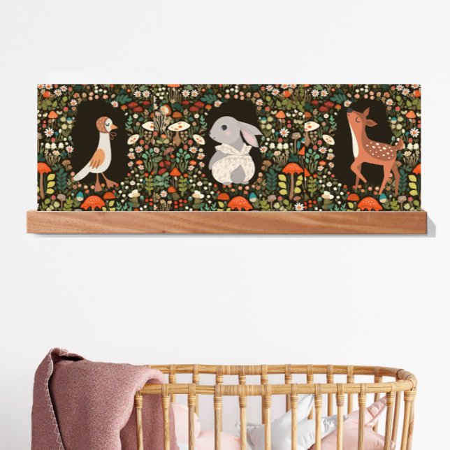 Póster Boho Floral de Woodland Animal Triptych (Subido por el creador)