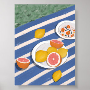 Póster Boho Fruit Wall Art