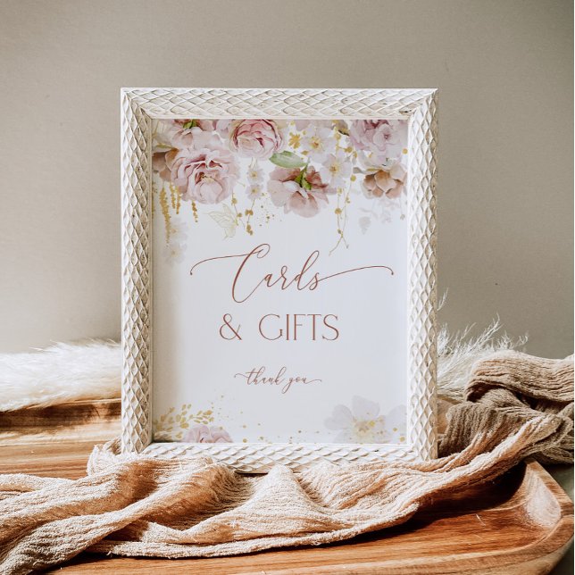 Póster Boho garden floral Cards and Gifts Poster (Subido por el creador)