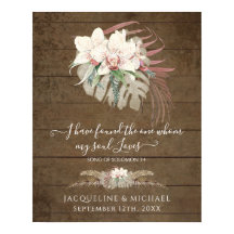 Boho Orquídea Floral Pampas Boda Rústico de Grass