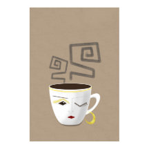 Boho pequeño café africano árabe blanco, parte 4