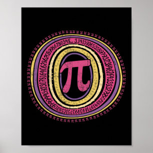 Póster Boho Pi Day 3.14 Math Geek 1