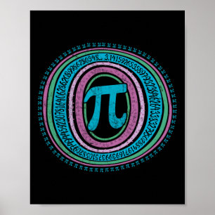 Póster Boho Pi Day 3.14 Math Geek 2