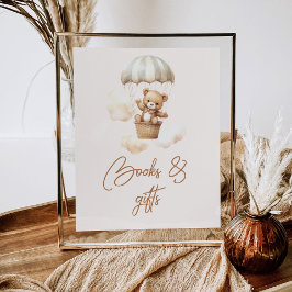 Póster Boho Podemos esperar libros y regalos