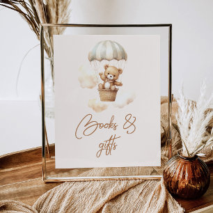 Póster Boho Podemos esperar libros y regalos