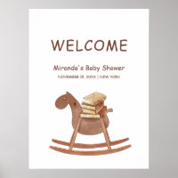 Boho Simple New Chapter Book Bienvenida a Baby Sho