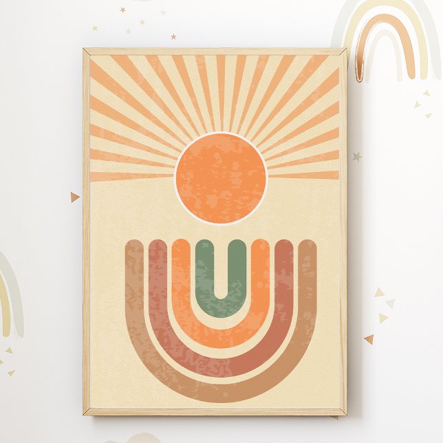 Póster Boho Sun Nursery Imprimir niños Habitación Decorac (Subido por el creador)