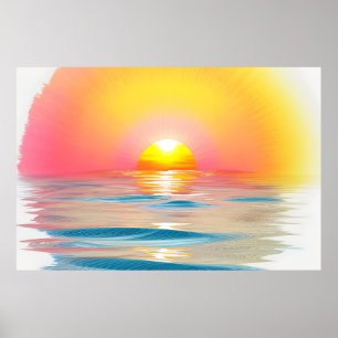 Póster Boho Sunset (c)