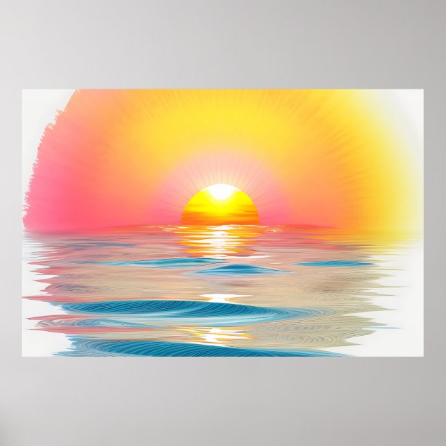 Póster Boho Sunset (c) (Frente)